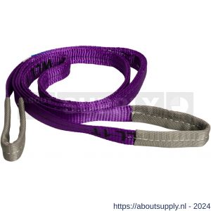 Konvox hijsband met lussen violet 1 ton 1 m - S50200922 - afbeelding 3