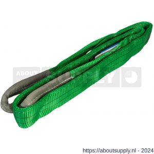 Konvox hijsband met lussen groen 2 ton 2 m - S50200931 - afbeelding 1