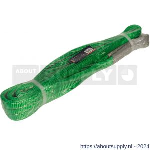 Konvox hijsband met lussen groen 2 ton 3 m - S50200932 - afbeelding 1