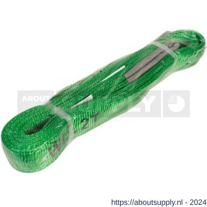 Konvox hijsband met lussen groen 2 ton 4 m - S50200933 - afbeelding 1