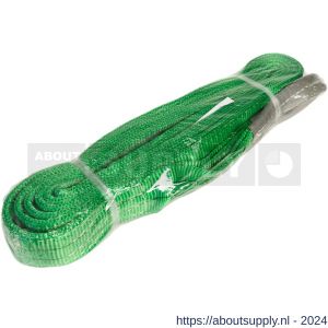 Konvox hijsband met lussen groen 2 ton 6 m - S50200935 - afbeelding 1