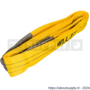 Konvox hijsband met lussen geel 3 ton 2 m - S50200937 - afbeelding 1