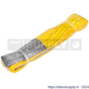 Konvox hijsband met lussen geel 3 ton 2 m - S50200937 - afbeelding 2