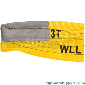 Konvox hijsband met lussen geel 3 ton 2 m - S50200937 - afbeelding 3