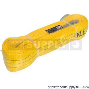 Konvox hijsband met lussen geel 3 ton 6 m - S50200941 - afbeelding 1