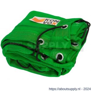 Konvox aanhangwagennet fijnmazig met elastiek 1,4x2,5 cm groen - S50200858 - afbeelding 2