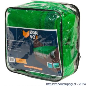 Konvox aanhangwagennet fijnmazig met elastiek 160x300 cm groen - S50200860 - afbeelding 1