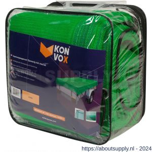 Konvox aanhangwagennet fijnmazig met elastiek 200x400 cm groen - S50200867 - afbeelding 1