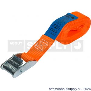 Konvox spanband 25 mm Professioneel met klemgesp 25 mm 2 m 175/350 daN oranje - S50200901 - afbeelding 3