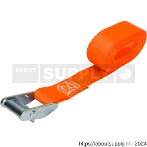 Konvox spanband 25 mm Professioneel met klemgesp 25 mm 4 m 175/350 daN oranje - S50200900 - afbeelding 3