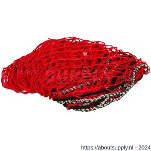 Konvox aanhangwagennet met hoeklussen en elastiek rood 150x200 cm - S50200854 - afbeelding 2