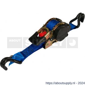 Konvox zelfoprolende spanband 25 mm x 3 m blauw - S50200877 - afbeelding 3