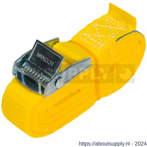 Konvox spanband 25 mm klemgesp 804 LC 250 daN 25 mm 3 m geel - S50200904 - afbeelding 1