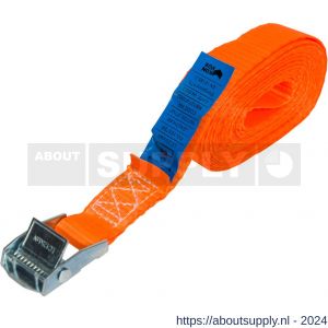 Konvox spanband 25 mm klemgesp 804 LC 250 daN 25 mm 4 m oranje - S50200905 - afbeelding 3
