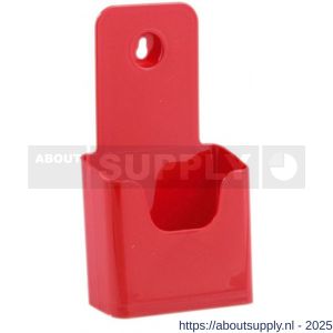 Nedco Display folderhouder 1/3 A4 signaalrood - S24004217 - afbeelding 1