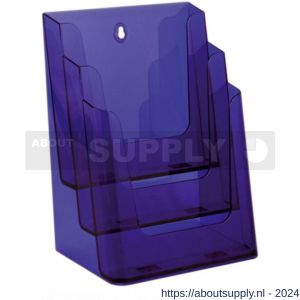 Nedco Display folderhouder meervoudig 3 vaks A4 NedNeon Purple - S24004079 - afbeelding 1