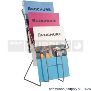 Nedco Display folderrek draadfolderhouder meervoudig 3 vaks A4 - S24004209 - afbeelding 1