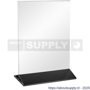 Nedco Display presentatiemiddel kaarthouder met voet A5 zwart - S24004581 - afbeelding 1