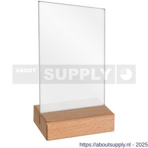 Nedco Display presentatiemiddel kaarthouder met voet A6 - S24004578 - afbeelding 1