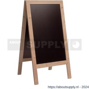 Nedco houten krijt stoepbord 750x1350 mm - S24004038 - afbeelding 1