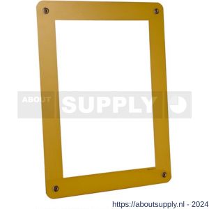 Nedco Display presentatiemiddel raamkaarthouder PVC geel kader A4 - S24004502 - afbeelding 1