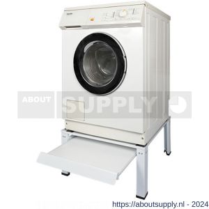 Nedco wasmachine-droger verhoger met uitschuifbaar werkblad en verstelbare voetjes - S24003925 - afbeelding 4