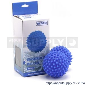 Nedco wasmachine-droger wasdrogerballen blauw per 2 stuks - S24003938 - afbeelding 4