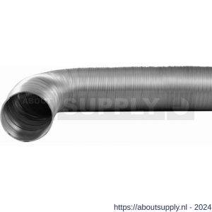 Dec ventilatiebuis flexibele Semidec afvoerslang diameter 112 mm 10 m blank aluminium - S24002706 - afbeelding 1