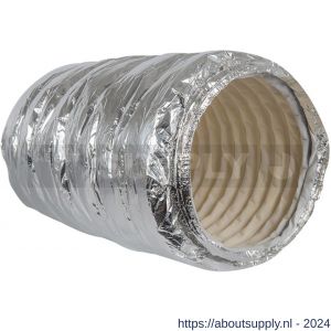 Nedco ventilatiebuis flexibele geluiddempend aluminium afvoerslang 203 mm lengte 1 m - S24002818 - afbeelding 1
