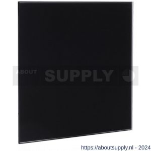 Nedco ventilator-accessoire front voor AW100 glas vlak mat zwart - S24003781 - afbeelding 1