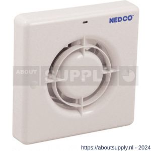 Nedco ventilator axiaal badkamer-toiletventilator CR 100 T ABS kunststof wit - S24003583 - afbeelding 1