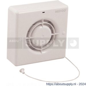 Nedco ventilator axiaal badkamer-toiletventilator CR 100 AP ABS kunststof wit - S24003631 - afbeelding 1