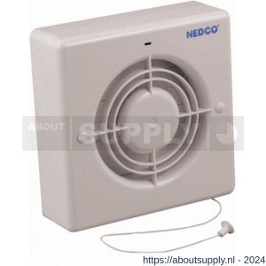 Nedco ventilator axiaal badkamer-toiletventilator CR 120 P ABS kunststof wit - S24003639 - afbeelding 1