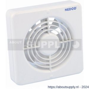 Nedco ventilator axiaal badkamer-keukenventilator CR 150 ABS kunststof wit - S24003649 - afbeelding 1