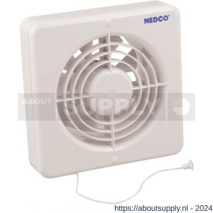 Nedco ventilator axiaal badkamer-keukenventilator CR 150 TP ABS kunststof wit - S24003691 - afbeelding 1