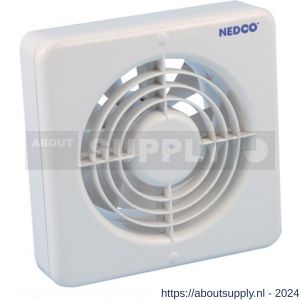Nedco ventilator axiaal badkamer-keukenventilator CR 150 AT ABS kunststof wit - S24003689 - afbeelding 1