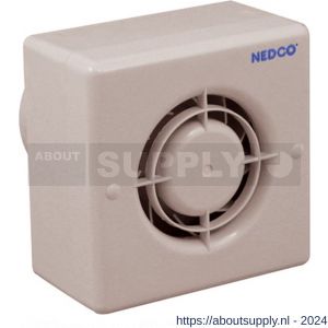 Nedco ventilator centrifugaal badkamer-toiletventilator CF 100 ABS kunststof wit - S24003740 - afbeelding 1
