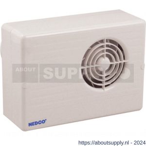 Nedco ventilator centrifugaal badkamer-toiletventilator CF 200 T ABS kunststof wit - S24003749 - afbeelding 1