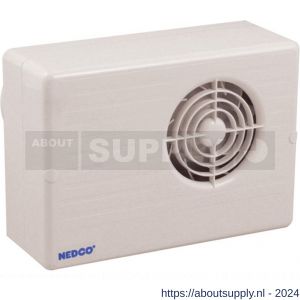 Nedco ventilator centrifugaal badkamer-toiletventilator CF 200 VT ABS kunststof wit - S24003745 - afbeelding 1
