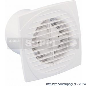 Eurovent ventilator axiaal badkamer-toiletventilator D 100 ABS kunststof wit - S24003657 - afbeelding 1