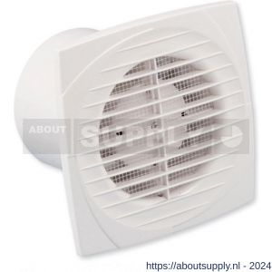 Eurovent ventilator axiaal badkamer-toiletventilator DTH 100 ABS kunststof wit - S24003675 - afbeelding 1