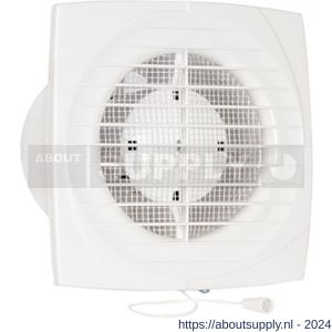 Eurovent ventilator axiaal badkamer-toiletventilator DVT 100 ABS kunststof wit - S24003567 - afbeelding 1