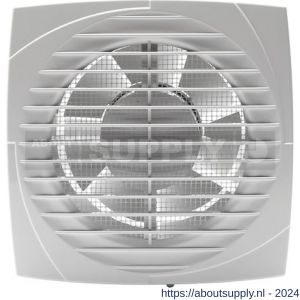 Eurovent ventilator axiaal badkamer-toiletventilator DTH 125 ABS kunststof wit - S24003676 - afbeelding 1