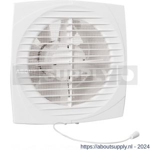 Eurovent ventilator axiaal badkamer-keukenventilator DV 150 ABS kunststof wit - S24003595 - afbeelding 1