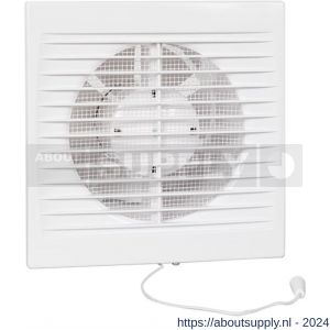 Eurovent ventilator axiaal badkamer-toiletventilator SV 125 ABS kunststof wit - S24003622 - afbeelding 1