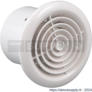 Eurovent ventilator axiaal badkamer-toiletventilator PF 100 ABS kunststof wit - S24003665 - afbeelding 1