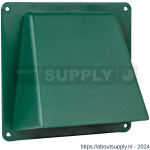 Nedco ventilatie gevelklep diameter 100 mm PS kunststof groen - S24001461 - afbeelding 1