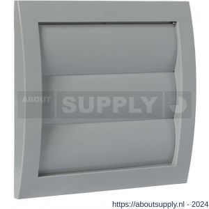 Nedco ventilatie lamellenrooster diameter 100 mm kunststof grijs - S24001727 - afbeelding 1