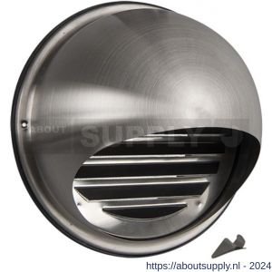 Nedco ventilatie buitenrooster bol model diameter 200 mm RVS - S24001367 - afbeelding 1