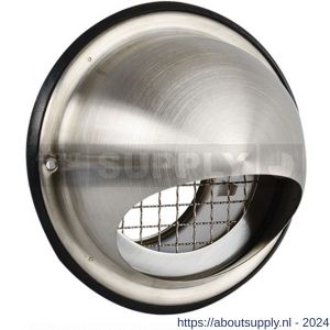 Nedco ventilatie RVS bolrooster diameter 100 mm met grofmazig gaas - S24001368 - afbeelding 1